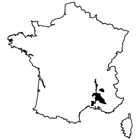 Map of Rhône