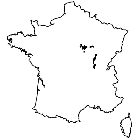 Map of Bourgogne