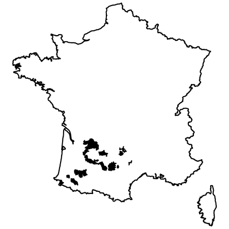 Map of Sud-Ouest